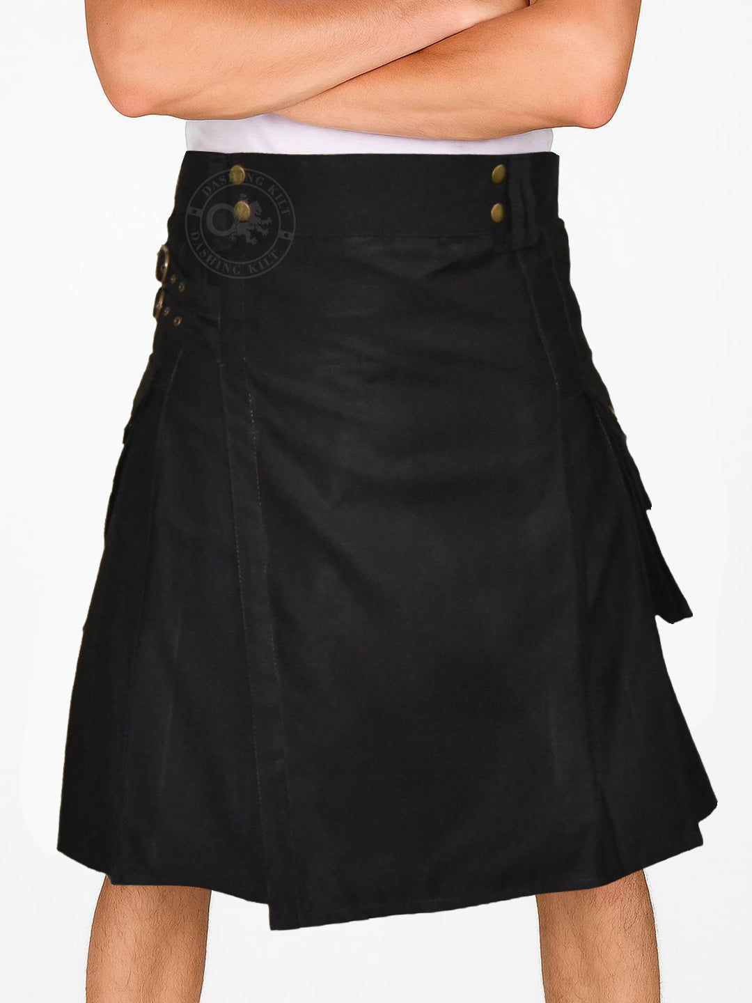 Black Utility Working Kilt