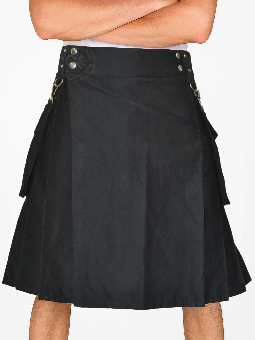 Detachable Pockets Utility Kilt