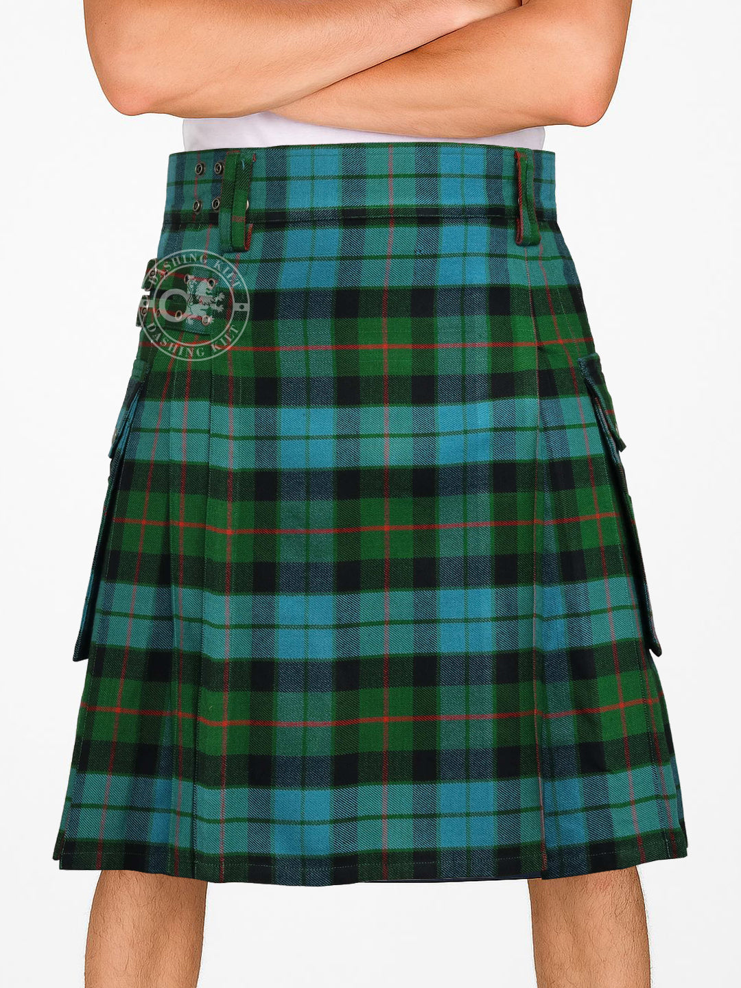 Gunn Ancient Tartan 16oz Utility Kilt for Men