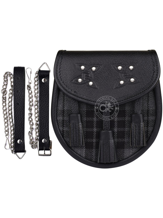 Semi Dress Ross Grey Watch Tartan Sporran-Kilt Accessory for Men’s