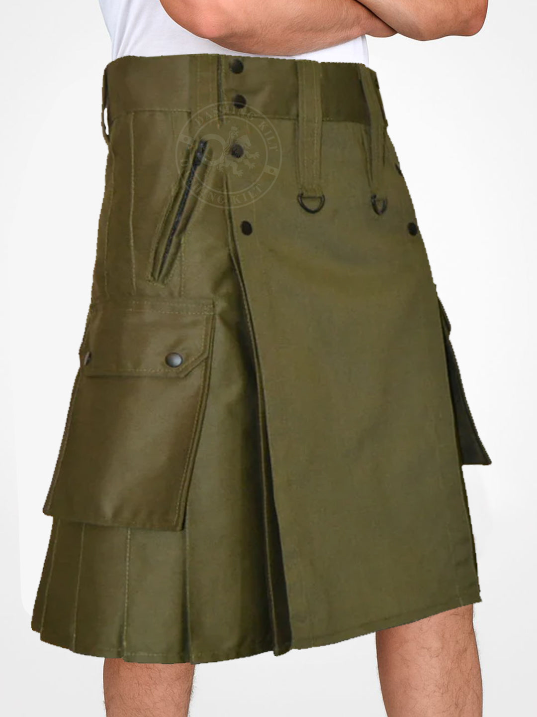 Detachable Apron Mocker kilt