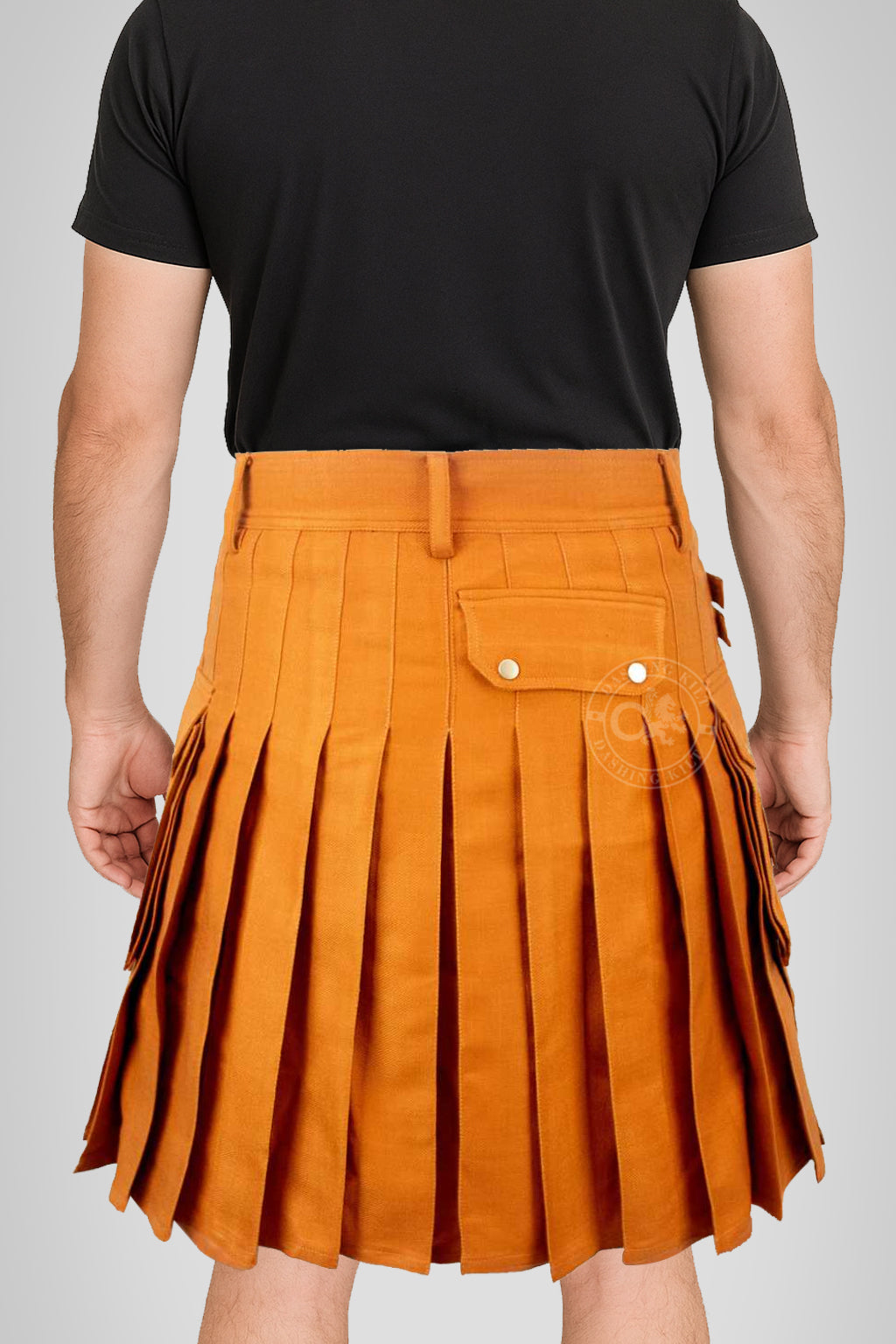 Saffron Tartan 16oz Utility Kilt for Men