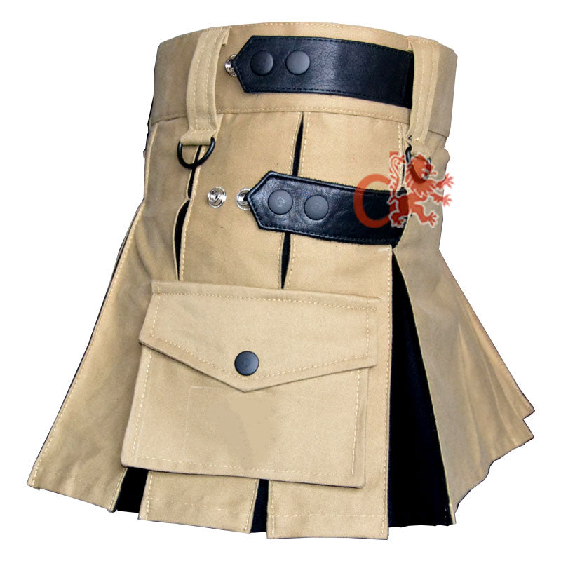 Hybrid Khaki ladies kilts