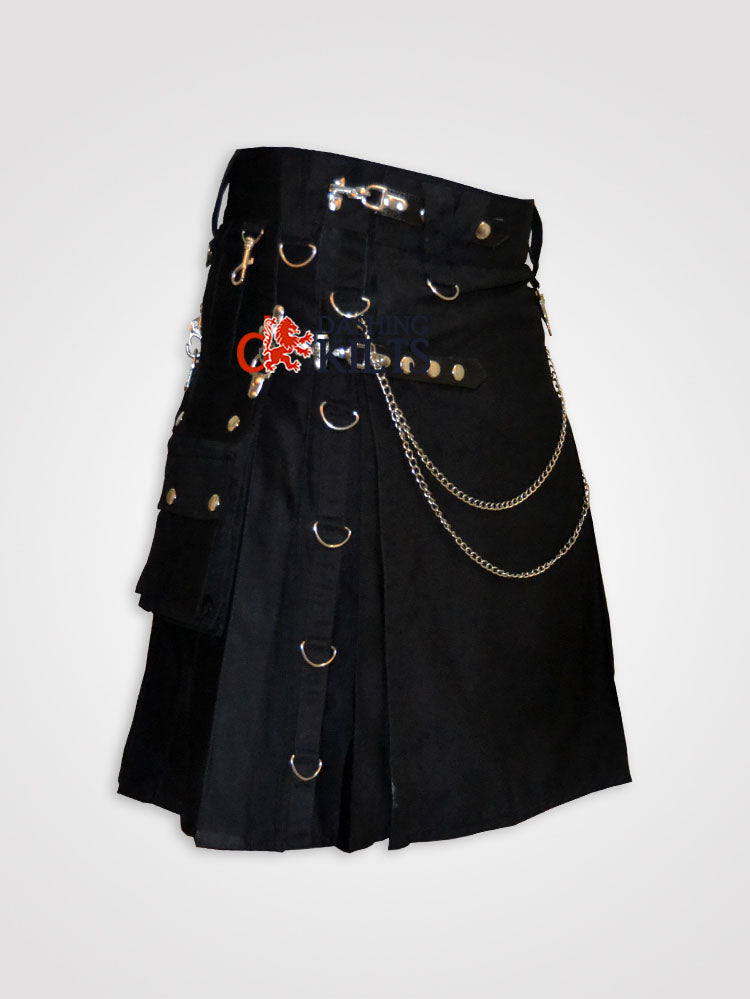 Black Gothic Wedding kilt