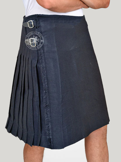 Black Tartan Kilt