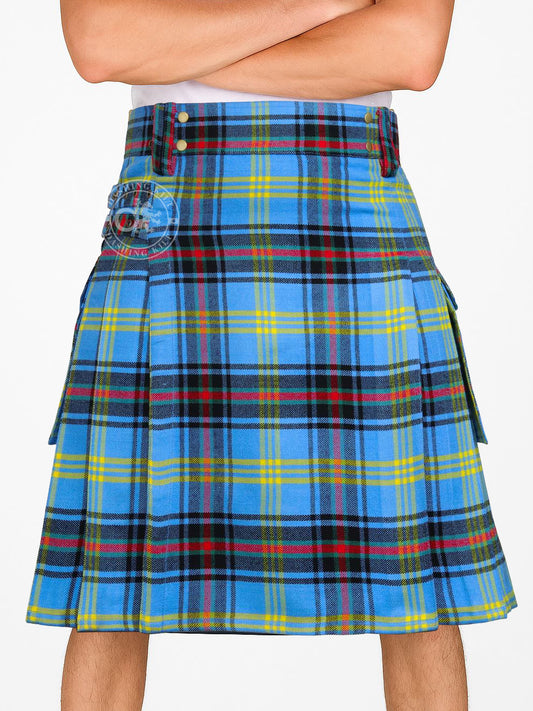 Bell of the Boarder Tartan 16oz Utility Kilt for Men