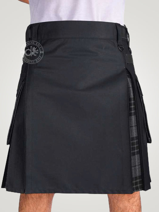 Hybrid Gray Spirit Tartan Dashing Kilt