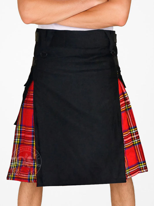 Hybrid Royal Stewart Tartan Kilt