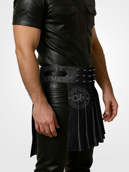 Mini Leather Gladiator Kilt