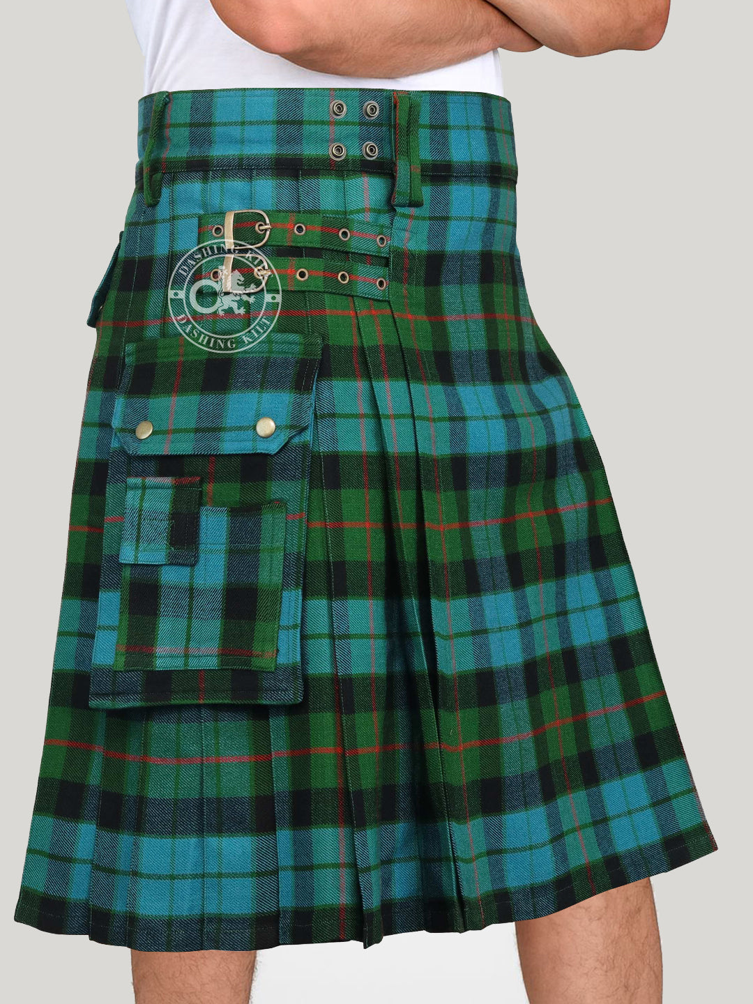 Gunn Ancient Tartan 16oz Utility Kilt for Men
