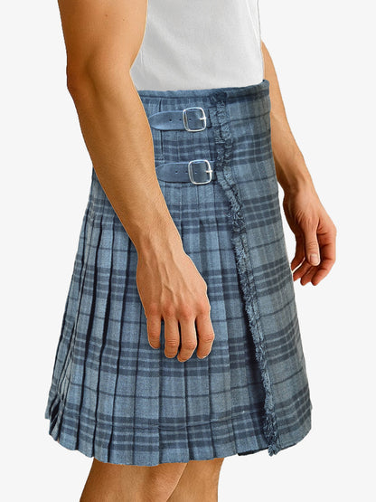 Gray spirit Tartan Kilt
