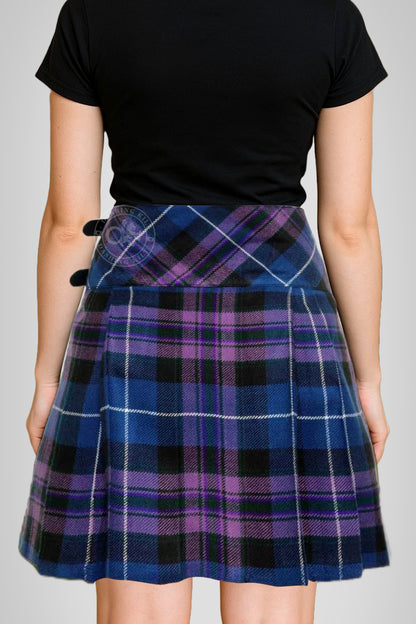 Women’s 16 inches Pride of Scotland Tartan Billi Kilt Skirt