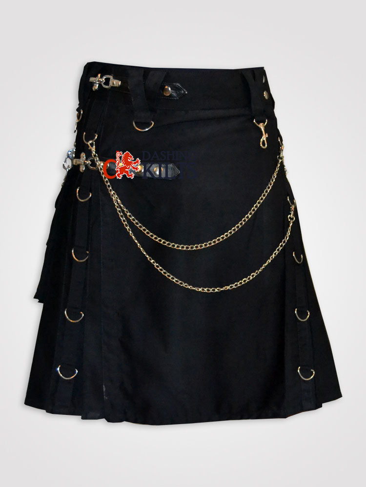 Black Gothic Wedding kilt