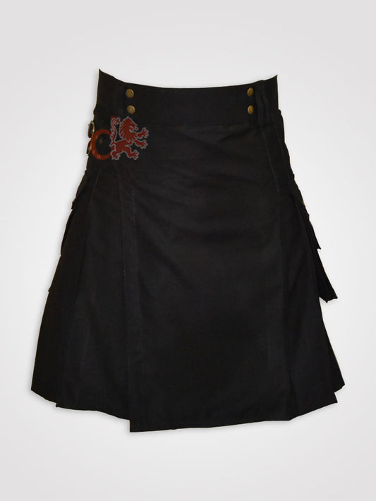 Black Utility Working Kilt