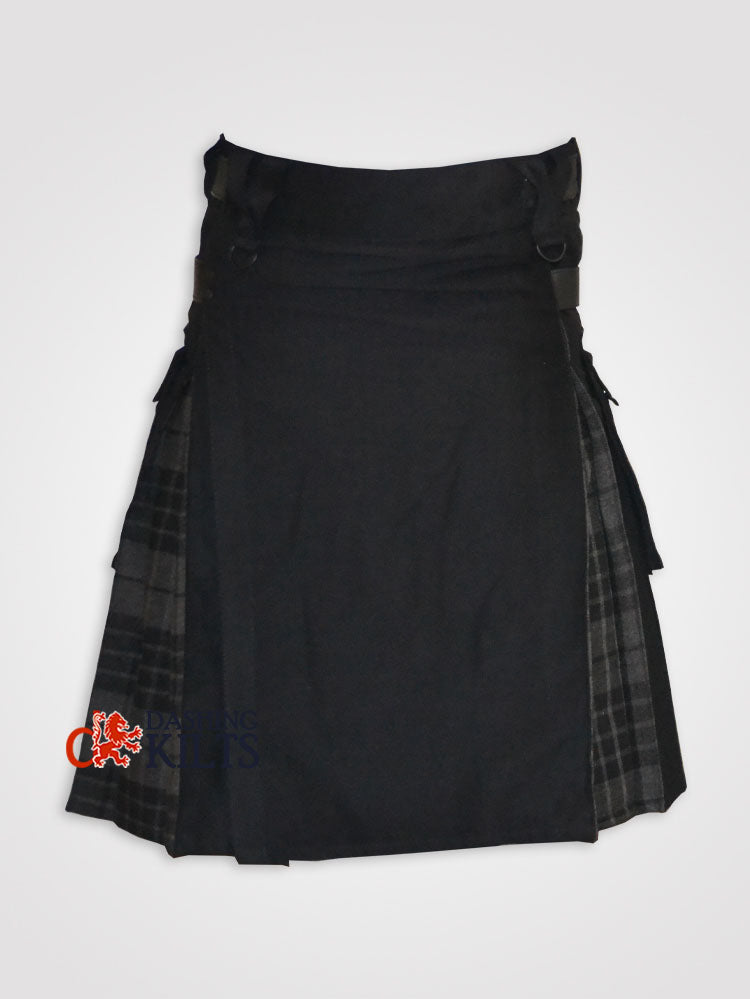 Hybrid Gray Spirit Tartan Dashing Kilt