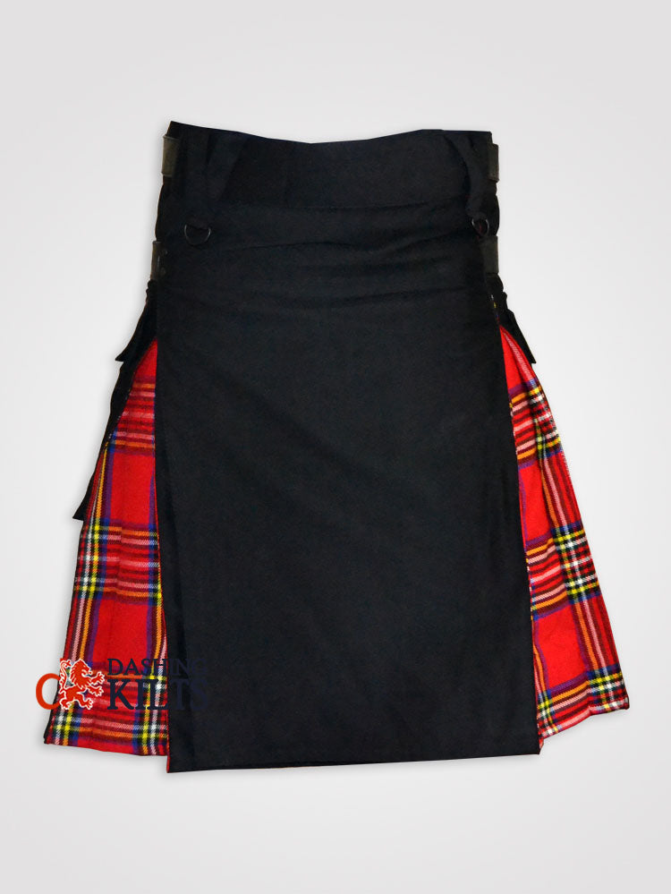 Hybrid Royal Stewart Tartan Kilt