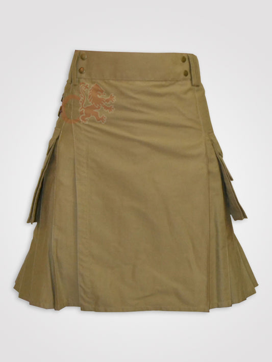 Khaki working Utility kilt