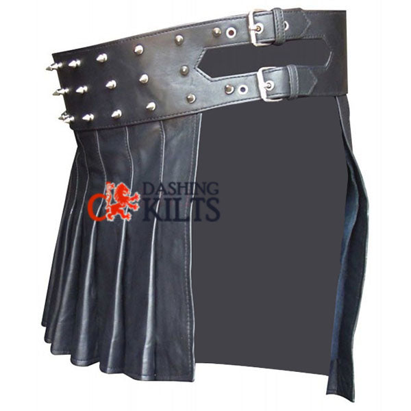 Mini Leather Gladiator Kilt