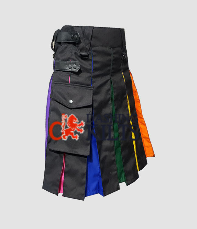 Rainbow Pride Hybrid Dashing Kiltility Kilt