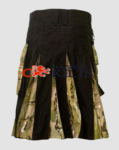 Tactical Hybrid Camo Kilt