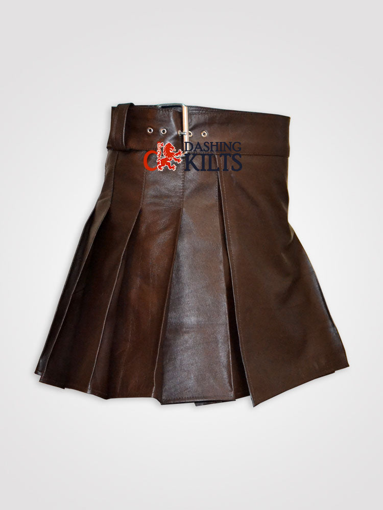 Unisex Leather kilt