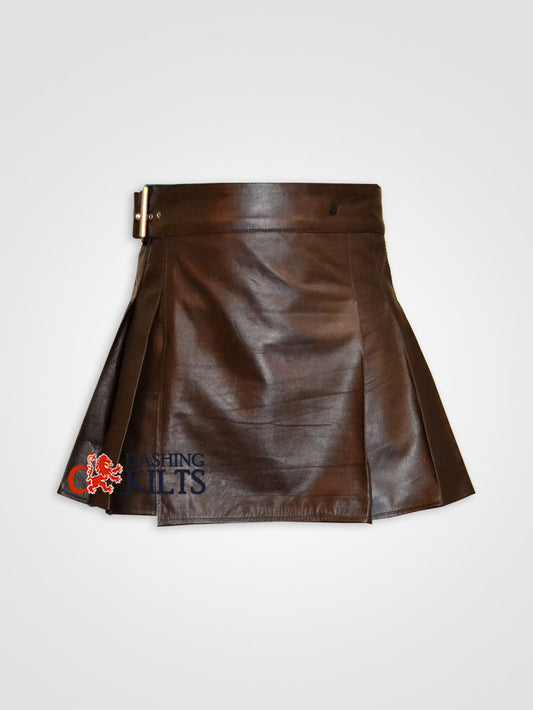 Unisex Leather kilt
