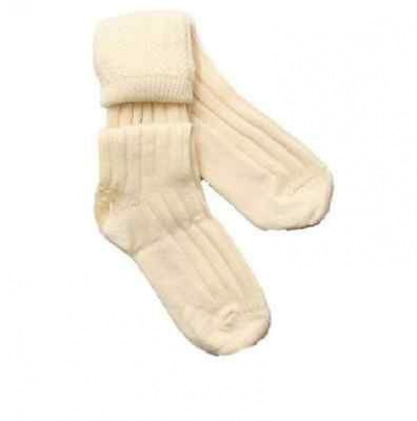 Traditional Scottish White kilt Socks